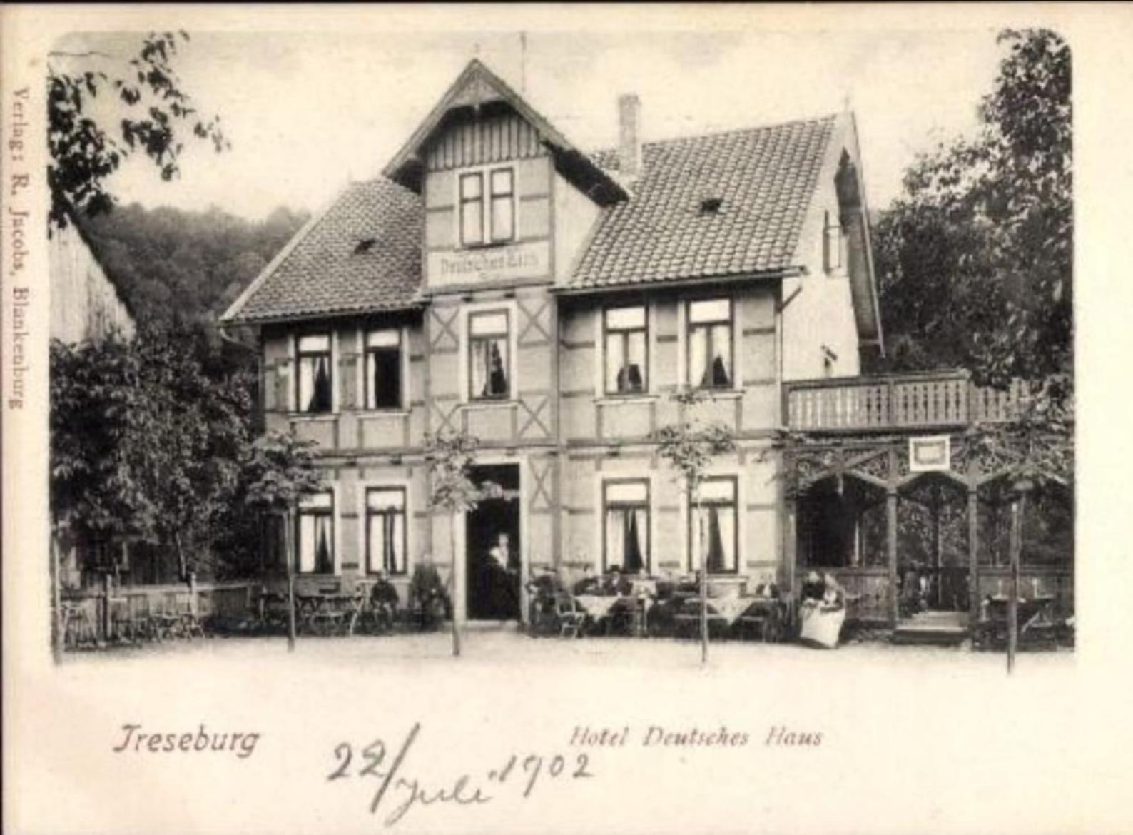 Pension Im Tal Der Stille Treseburg Exteriör bild